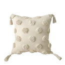 Axyaa Embroidered Floral Pillow Case - Light Luxury Decor Home Square Cushion Cover