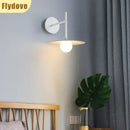 Axyaa Circular Iron UFO LED Wall Lamp for Nordic Living Room, Bedroom & Study