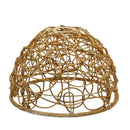Axyaa Rattan Chandelier: Hand-Woven Decorative Lampshade for Bedroom and Living Room