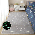 Axyaa Luminous Modern Living Room Carpet Plush Printed Rug for Children's Bedroom