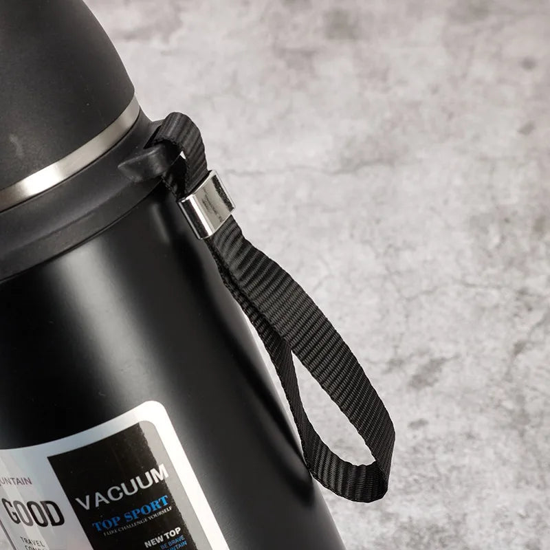 Axyaa Stainless Steel Vacuum Flask - Large Capacity Thermal Bottle