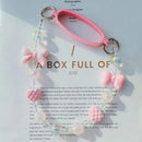 Axyaa Cute Pink Bow Silicone Strap for 30oz/40oz Water Bottle