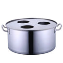 Axya Stainless Steel Steamer for Big Large Round Stuffed Bun Cooking