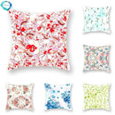 Axyaa Small Flower Pattern Polyester Throw Pillow Cover - 45x45cm
