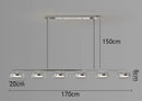 Axyaa Modern LED Pendant Light for Home Decor Chandeliers Indoor Lighting