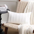 Axyaa Velvet Striped Cushion Cover | Stylish Home Decoration Pillow Cover