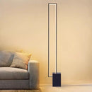 Axyaa Modern Black LED Floor Lamp Indoor Lighting with Foot Switch
