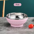 Axyaa 304 Stainless Steel Double-layer Heat Insulation Large Capacity Soup Bowl