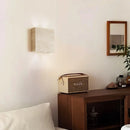 Axyaa LED Wall Lamps with Yellow Stone Lampshade for Indoor Lighting