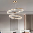 Axyaa Modern LED Chandeliers Acrylic Pendant Lights for Home & Restaurant