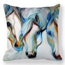 Axyaa Horse Printed Pillowcase 45x45cm Polyester Home Sofa Decor Throw Pillow Cover