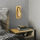 Axyaa LED Wall Lamp Black/Copper with USB Interface for Bedroom, Living Room, Study