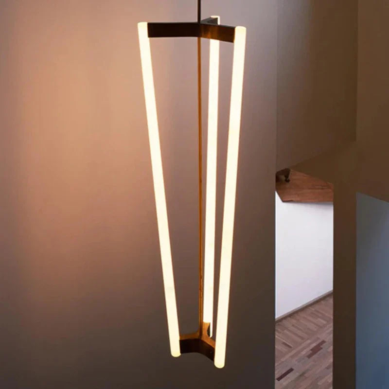 Axyaa Retro Minimalist LED Pendant Chandelier for Ceiling Decor