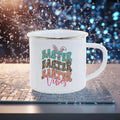 Easter Rabbit Car Enamel Mug Set by Axyaa