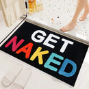 Axyaa Get Naked Bathroom Mat - Big, Cute, Non-Slip Luxury Rug