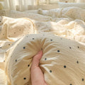 Axyaa Cloud Comfort Double-Layer Yarn Mattress Set, Cream Wind, Super Soft-Kapok Kit