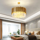 Axyaa Stainless Steel Crystal Chandelier for Luxe Interiors