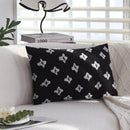 Axyaa 30x50 Black Cushion Covers for Sofa, Chair, and Bed Decor