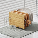 Axyaa Stainless Steel Dish Rack Holder Stand for Kitchen Countertop Storage