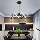 Axyaa Modern LED Ceiling Chandelier with Remote Control App for Bedroom, Living Room