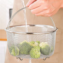 Axyaa Stainless Steel Rice Steamer with Oil Filter and Handle