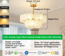 Axyaa Crystal Chandelier: Minimalist Living Room, Bedroom, and Restaurant Lighting