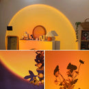 Axyaa Rainbow Sunset Projection Mood Light for Home Decor