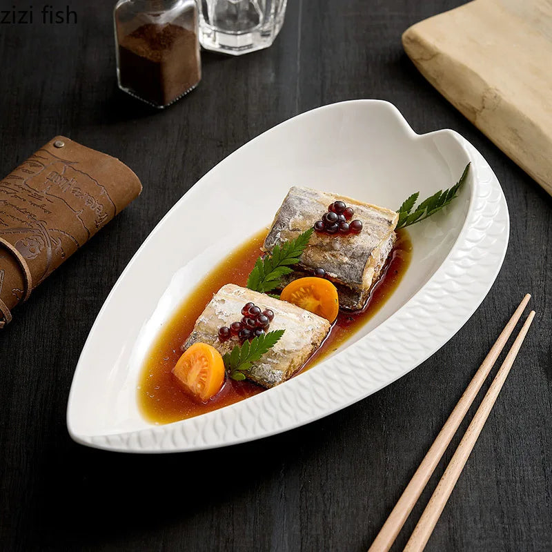 Axya Ceramic Heart-shaped Dinner Plate for Restaurant Specialty Tableware