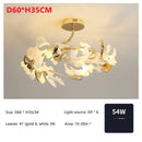 Axyaa Gingko Leaf Ceiling Lamp | Post-modern Designer LED Fixture for Home & Hotel