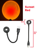 Axyaa Sunset Lamp LED Night Light Projector for Party Bedroom Living Room