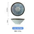 Axyaa Ramen Bowl Sea Ripple Large Soup Bowl for Commercial and Household