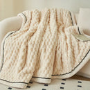 Axyaa Microfiber Plush Blanket: Soft, Lightweight, Multifunctional for Travel, Sofa, Bed
