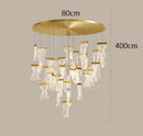 Axyaa Nordic Stair Chandelier, Living Room Pendant Lights, Indoor Dining Ceiling Light