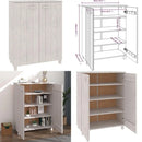 Axyaa Shoe Cabinet with Spacious Storage for Elegant Shoe Organization