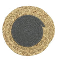 Axyaa Woven Round Table Mat Coaster Pad Nordic Style Desk Accessory