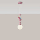 Axyaa Princess Carousel LED Chandelier for Room Decor and Lighting