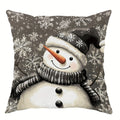 Axyaa Christmas Tree Snowman Pillowcase for Home Sofa Decoration