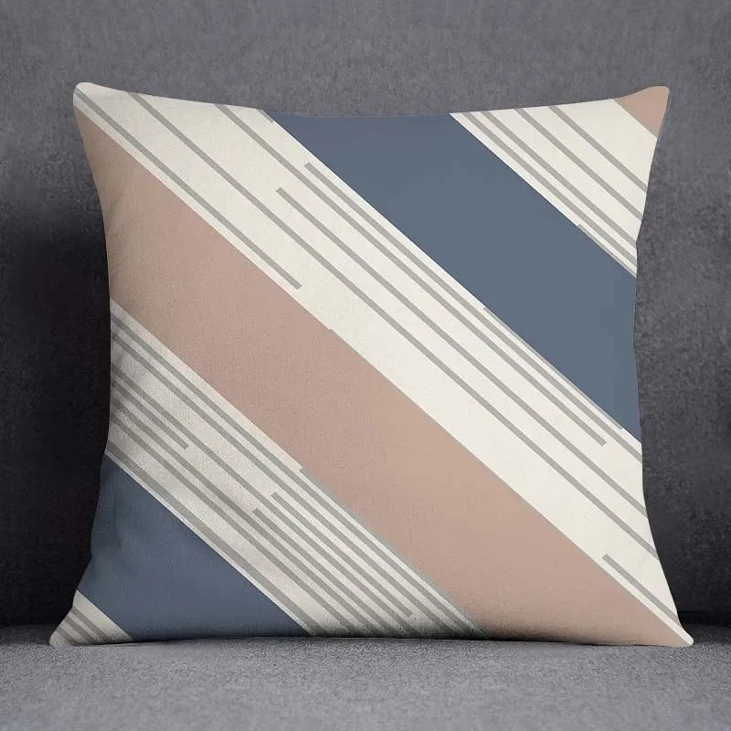 Axyaa Floral Geometric Pillowcase Set Home Decor