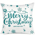 Christmas Deer Snowman Tree Pillow Covers - Axyaa Brand