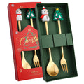 Axyaa 2-Piece Gold Cutlery Set in Gift Box