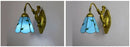 Axyaa Nordic Tiffany Wall Lamps Stained Glass Mirror Bedroom Sconces