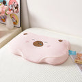 Axyaa Memory Foam Cooling Face Pillow, Summer Cartoon Shape for Neck Health