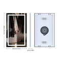 Axyaa Smart LED Backlit Bathroom Mirror with Bluetooth and Anti-Fog Technology