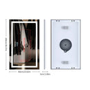 Axyaa Smart LED Backlit Bathroom Mirror with Bluetooth and Anti-Fog Technology