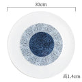Axyaa White Ceramic Dining Plate Set for Restaurant, Steak, Molecular Cuisine Display