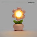Axyaa LED Flower Night Light Mini Table Lamp Kids Bedroom Ornament Home Decor
