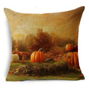 Axyaa Harvest Pumpkin Farm Throw Pillowcase for Home Decor