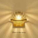 Axyaa Gold Glass Ball Wall Light for Modern Indoor Lighting Decor