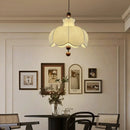 Axyaa Vintage Fabric Pendant Lamp Chandelier for Living Dining Room