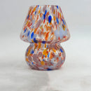 Axyaa Glass Flower Mushroom Lamp - Cream Style Bedside Table Lamp for Interior Decor